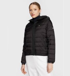 Снимка на Tommy Jeans Пухено яке Quilted Tape DW0DW15168 Черен Regular Fit