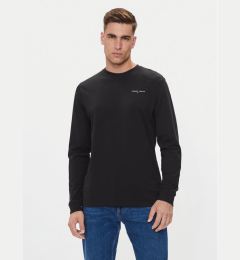 Снимка на Tommy Jeans Тениска с дълъг ръкав Linear DM0DM18551 Черен Slim Fit