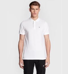 Снимка на Tommy Jeans Тениска с яка и копчета Placket DM0DM15370 Бял Slim Fit