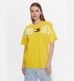 Снимка на Tommy Jeans Тишърт Archive DW0DW15459 Жълт Oversize