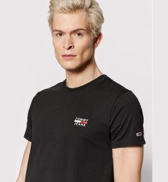 Снимка на Tommy Jeans Тишърт Chest Logo DM0DM10099 Черен Regular Fit