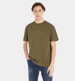 Снимка на Tommy Jeans Тишърт Classic Xs Badge DM0DM17870 Зелен Classic Fit