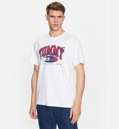 Снимка на Tommy Jeans Тишърт DM0DM16407 Бял Relaxed Fit