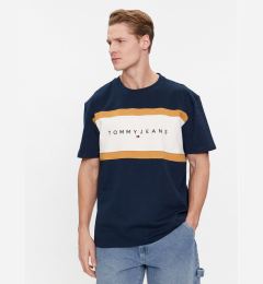 Снимка на Tommy Jeans Тишърт DM0DM18427 Тъмносин Regular Fit