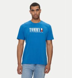 Снимка на Tommy Jeans Тишърт DNA Flag DM0DM18533 Син Regular Fit