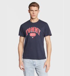 Снимка на Tommy Jeans Тишърт Entry DM0DM15675 Тъмносин Regular Fit