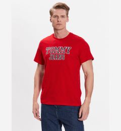 Снимка на Tommy Jeans Тишърт Essential DM0DM16405 Червен Regular Fit