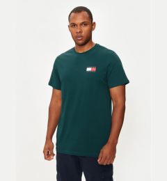 Снимка на Tommy Jeans Тишърт Essential DM0DM20740 Зелен Slim Fit