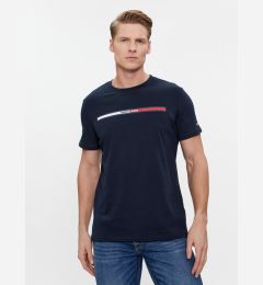 Снимка на Tommy Jeans Тишърт Essential Flag DM0DM13509 Тъмносин Regular Fit