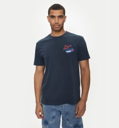 Снимка на Tommy Jeans Тишърт Fun Novelty DM0DM18552 Тъмносин Regular Fit