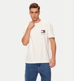 Снимка на Tommy Jeans Тишърт Fun Novelty DM0DM19686 Екрю Regular Fit