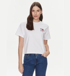 Снимка на Tommy Jeans Тишърт Graphic DW0DW17365 Бял Boxy Fit