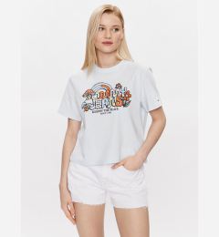 Снимка на Tommy Jeans Тишърт Homegrown DW0DW15473 Светлосиньо Relaxed Fit