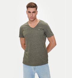 Снимка на Tommy Jeans Тишърт Jaspe DM0DM09587 Зелен Slim Fit