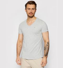 Снимка на Tommy Jeans Тишърт Jaspe DM0DM09587 Сив Slim Fit