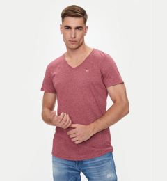 Снимка на Tommy Jeans Тишърт Jaspe DM0DM09587 Червен Slim Fit