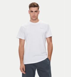 Снимка на Tommy Jeans Тишърт Linear Chest DM0DM18555 Бял Slim Fit