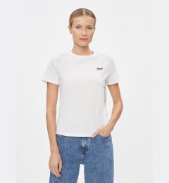 Снимка на Tommy Jeans Тишърт Script DW0DW17367 Бял Regular Fit