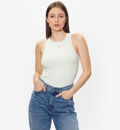 Снимка на Tommy Jeans топ Essential DW0DW14875 Зелен Regular Fit