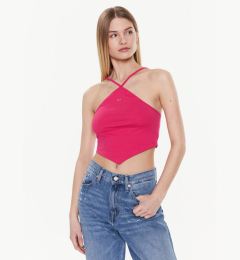 Снимка на Tommy Jeans топ Party DW0DW14888 Розов Regular Fit