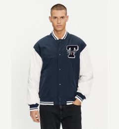 Снимка на Tommy Jeans Яке бомбър Colorblock Varsity DM0DM18702 Тъмносин Regular Fit