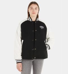 Снимка на Tommy Jeans Яке бомбър Cord Mix Letterman DW0DW16592 Черен Regular Fit