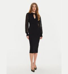 Снимка на TWINSET Плетена рокля 242TT3160 Черен Slim Fit