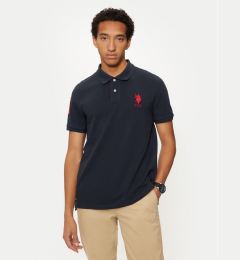 Снимка на U.S. Polo Assn. Тениска с яка и копчета MUP3313 Тъмносин Regular Fit