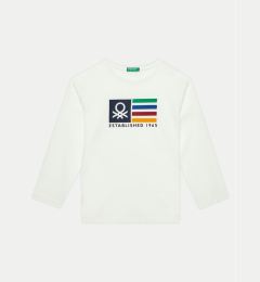 Снимка на United Colors Of Benetton Блуза 3I1XG10F2 Бял Regular Fit