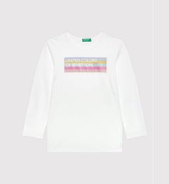 Снимка на United Colors Of Benetton Блуза 3I9WC105Q Бял Regular Fit