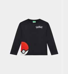 Снимка на United Colors Of Benetton Блуза POKEMON 3VR5C10GT Черен Regular Fit