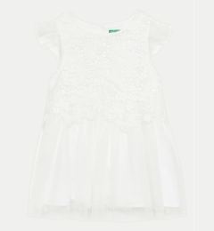 Снимка на United Colors Of Benetton Ежедневна рокля 40WMGV01R Бял Regular Fit