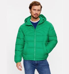 Снимка на United Colors Of Benetton Пухено яке 2NIWUN038 Зелен Regular Fit