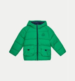 Снимка на United Colors Of Benetton Пухено яке 2WU0CN052 Зелен Regular Fit