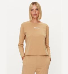 Снимка на United Colors Of Benetton Тениска на пижама 30963M04S Бежов Regular Fit