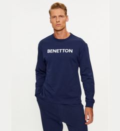 Снимка на United Colors Of Benetton Тениска с дълъг ръкав 3I1XU1034 Тъмносин Regular Fit