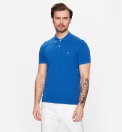 Снимка на United Colors Of Benetton Тениска с яка и копчета 3089J3179 Син Regular Fit