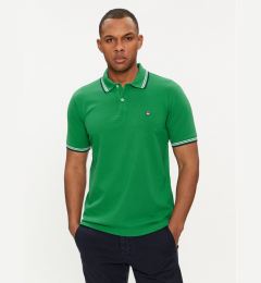 Снимка на United Colors Of Benetton Тениска с яка и копчета 3WG9J3181 Зелен Regular Fit