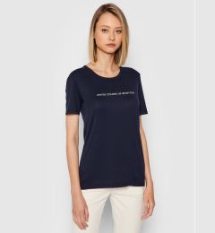 Снимка на United Colors Of Benetton Тишърт 3GA2E16A2 Тъмносин Regular Fit