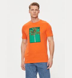 Снимка на United Colors Of Benetton Тишърт 3P7XU108X Оранжев Regular Fit