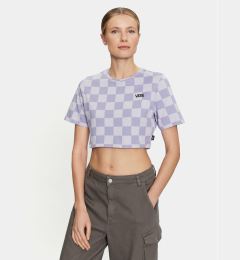 Снимка на Vans Тишърт Checker Crew Crop Ii VN000GB5 Тъмносин Regular Fit