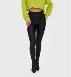 Снимка на Vero Moda Панталони от имитация на кожа Storm 10270787 Черен Slim Fit