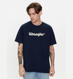 Снимка на Wrangler Тишърт Logo 112350524 Тъмносин Regular Fit