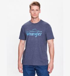 Снимка на Wrangler Тишърт Logo Tee WC5EGEC16 112335671 Тъмносин Regular Fit