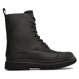 Снимка на Боти Calvin Klein Jeans Chunky Combat Laceup Boot Rub YW0YW01066 Черен