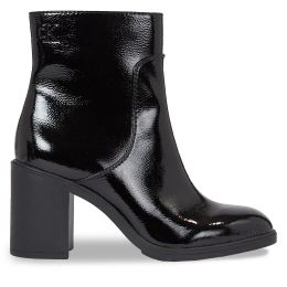 Снимка на Боти Calvin Klein Jeans Mid Block Heel Boot Naplak Wn YW0YW01258 Черен