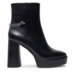 Снимка на Боти MICHAEL Michael Kors Carlisle Leather Platform Boot 40F4CLME1L Черен