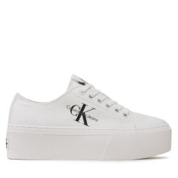 Снимка на Гуменки Calvin Klein Jeans Cupsole Low Txt YW0YW01033 Бял