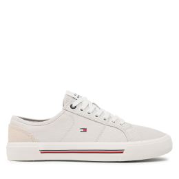 Снимка на Гуменки Tommy Hilfiger Core Corporate Vulc Canvas FM0FM04560 Сив