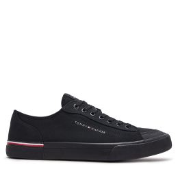 Снимка на Гуменки Tommy Hilfiger Corporate Vulc Canvas FM0FM04954 Черен